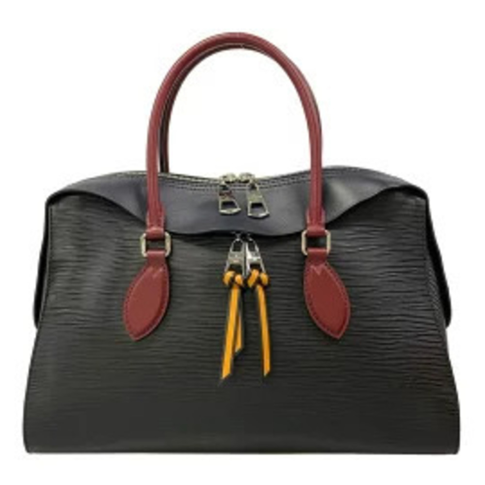 LOUIS VUITTON Tuileries Tote Bag Noir Black Leather Cowhide
